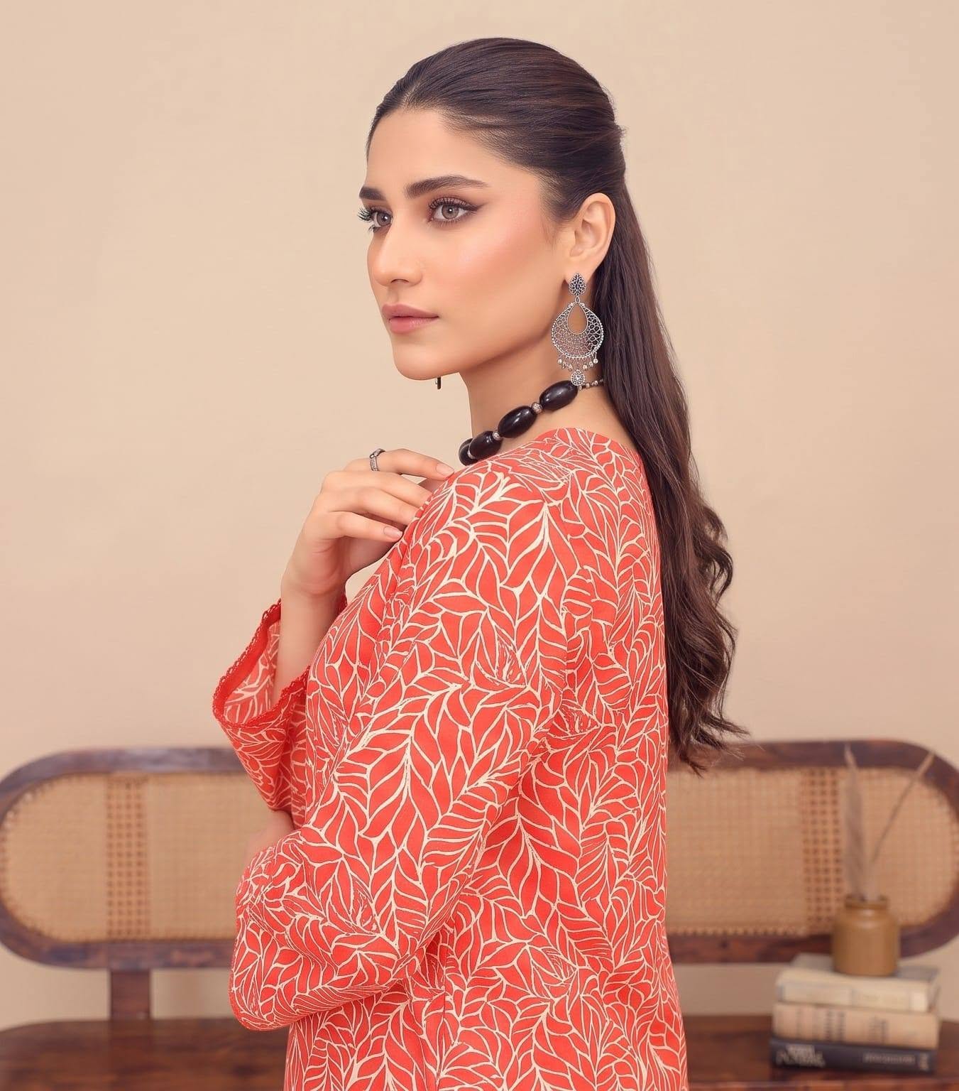 Coral Leaf - Printed Co-Ord Set