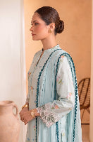 Classic Printed 3-Piece Lawn Suit with Farshi Shalwar & Chiffon Dupatta